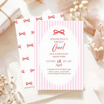 Invitation élégante pour un premier anniversaire.