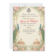 Invitation élégante pour une cérémonie traditionne
