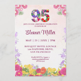 Invitation élégante pour une fête d'anniversaire 9