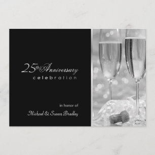Invitation élégante pour une fête d'anniversaire d