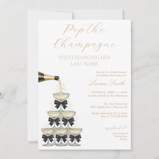 Invitation Élégante pour une Fête de Fiançailles e