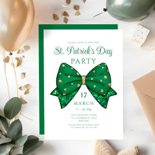 Invitation élégante pour une fête de la Saint-Patr