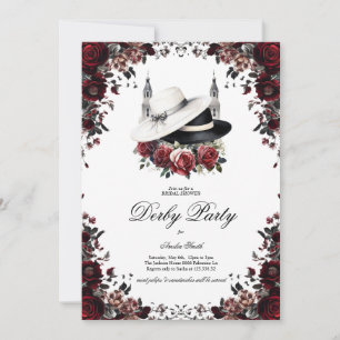 Invitation élégante pour une fête prénuptiale de D