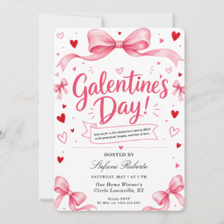 Invitation élégante pour une soirée de Galentine's