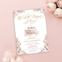 Elégante Princesse Baby shower rose pâle