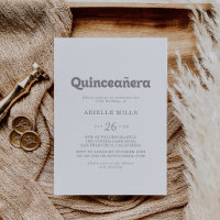 Élégante Quinceañera Formel Minimaliste