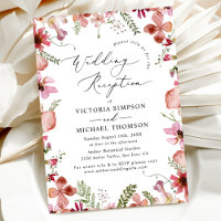Elégante Réception De Mariage Florale Peach Rose