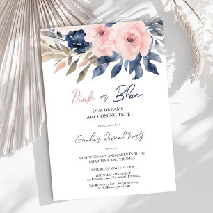 Invitation Élégante révélation de genre