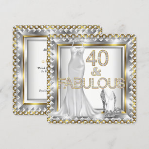 Invitation Élégante robe fabuleuse 40 Déco hauts talons
