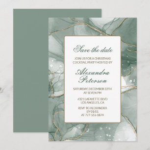 Invitation Élégante soirée de cocktail de Noël, Sauvegarder l