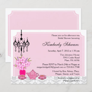 Invitation élégante Tea Party