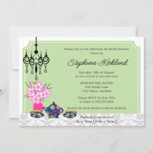 Invitation Elégante Tea Party