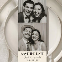 Élégante typographie de la photo Code postal Enreg