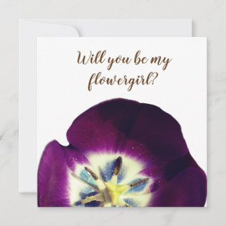 Invitation Élégante Veux-tu être ma demoiselle d'h