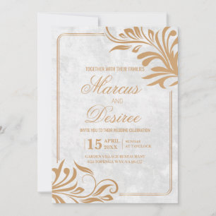 Invitation Eléments classiques stylisés