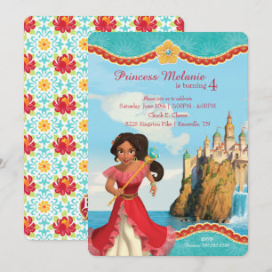 Invitation Elena d'Avalor Anniversaire