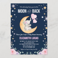 Elephant Vous Aimez à la Lune et le Baby shower ar