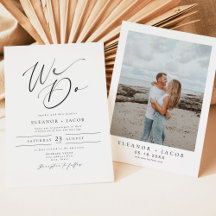 ELLA Elegant minimaliste script Mariage photo