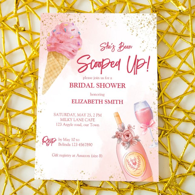 Invitation Elle a été emportée dans un brunch de mariée à la  (Créateur téléchargé)