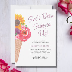 Invitation Elle a été ramassée dans la Fête des mariées de gl