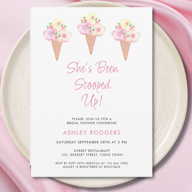 Invitation Elle a été ramassée dans la Fête des mariées de gl (Créateur téléchargé)