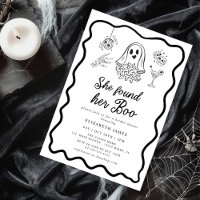 Elle a trouvé sa Boo Ghost Floral Baby Shower de