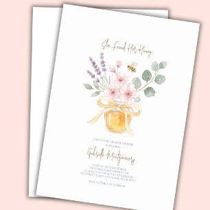 Invitation Elle a trouvé sa douche de mariage Honey 