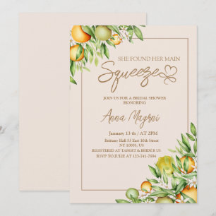 Invitation Elle a trouvé sa douche de mariée de rêve personna