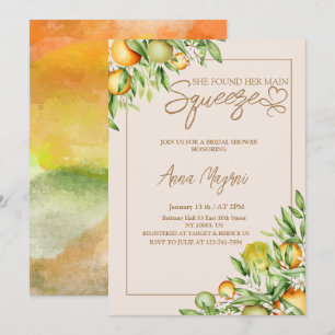 Invitation Elle a trouvé sa douche de mariée de serrage princ