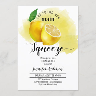 Invitation Elle a trouvé sa douche de nuptiale
