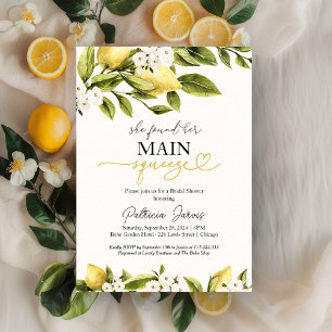 Invitation Elle a trouvé sa fête de douche de mariage de rêve