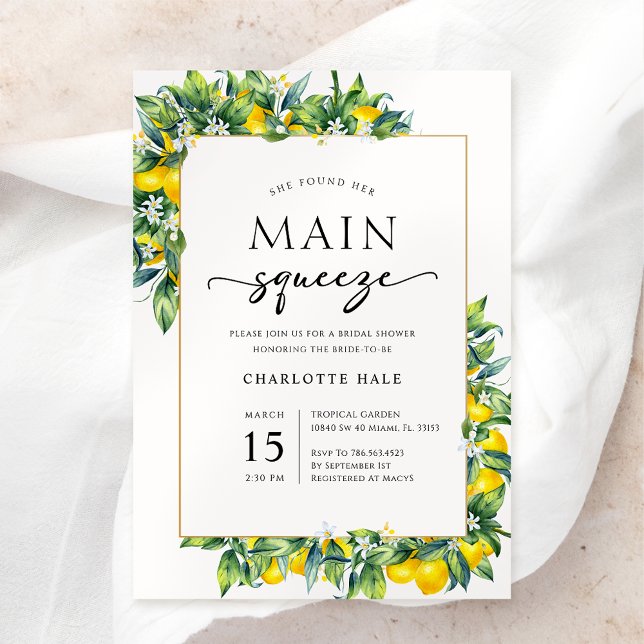 Invitation Elle A Trouvé Sa Fête des mariées De Squeeze (Créateur téléchargé)