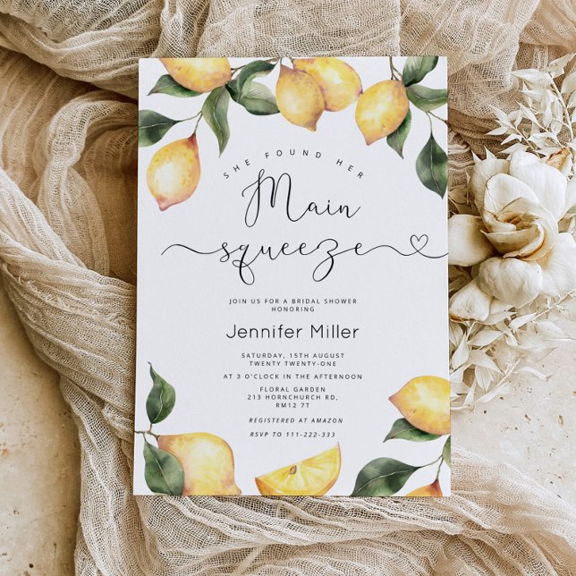 Invitation Elle A Trouvé Sa Fête des mariées De Squeeze (Créateur téléchargé)