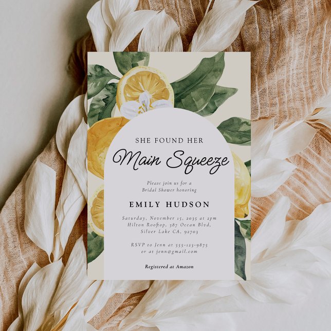 Invitation Elle A Trouvé Sa Fête des mariées De Squeeze (Créateur téléchargé)
