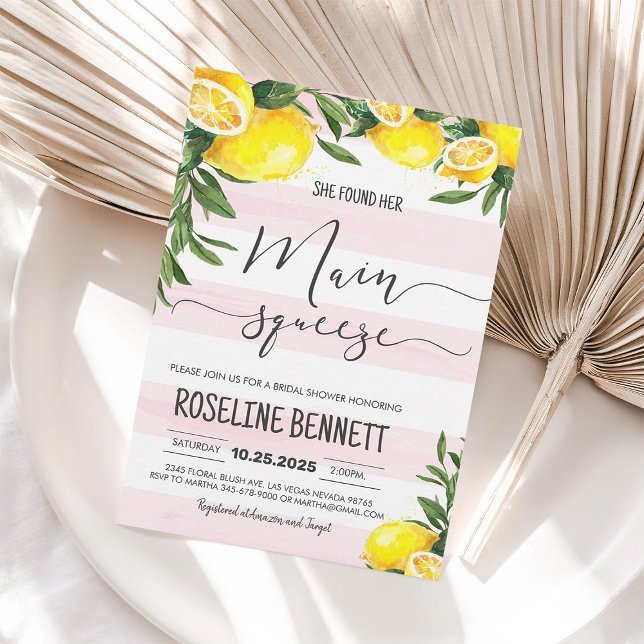Invitation Elle A Trouvé Sa Fête des mariées De Squeeze (Créateur téléchargé)
