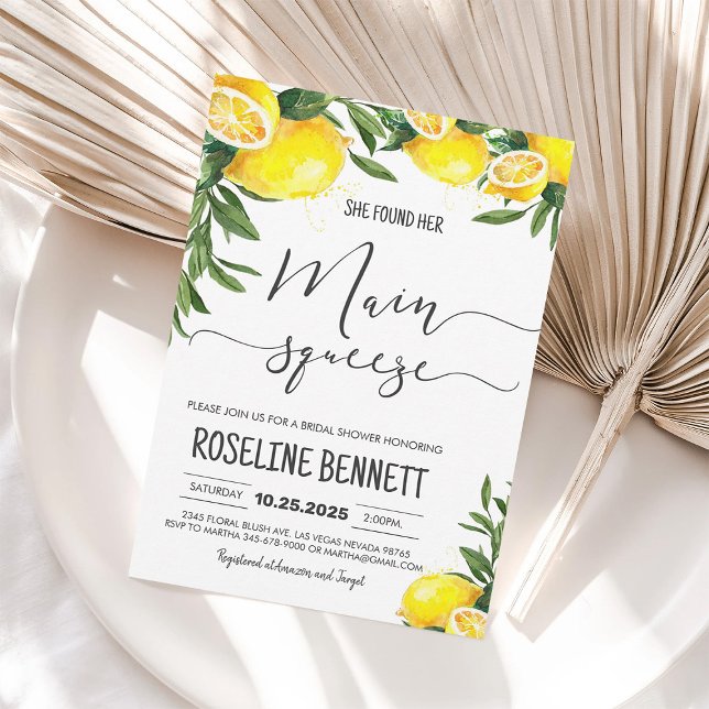Invitation Elle A Trouvé Sa Fête des mariées De Squeeze (Créateur téléchargé)