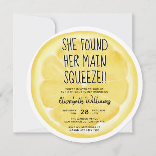 Invitation Elle A Trouvé Sa Fête des mariées D'Été De Squeeze