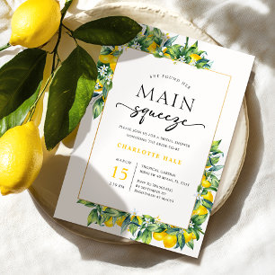 Invitation Elle A Trouvé Sa Fête des mariées Jaune Squeeze Pr