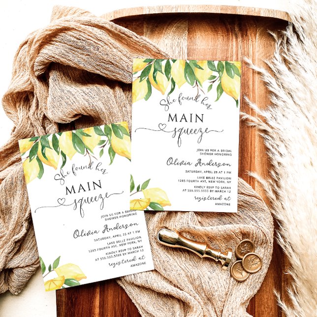Invitation Elle a trouvé sa Fête des mariées principale de ci (Créateur téléchargé)