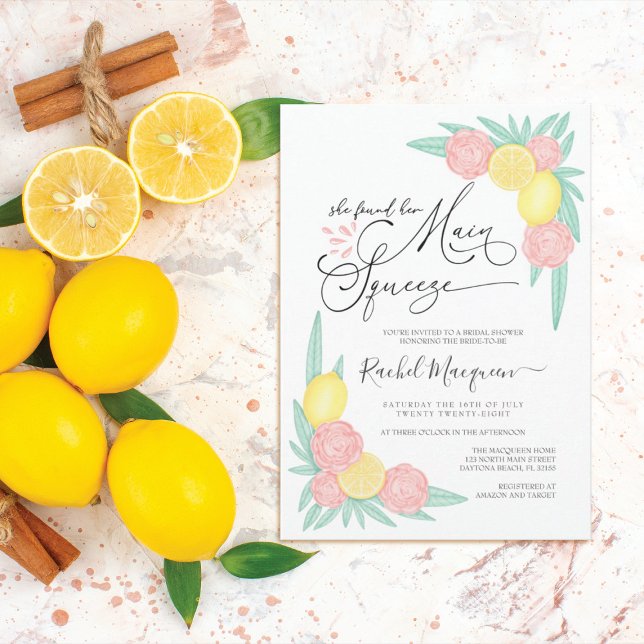 Invitation Elle A Trouvé Sa Fête des mariées Principale De Ci (Créateur téléchargé)
