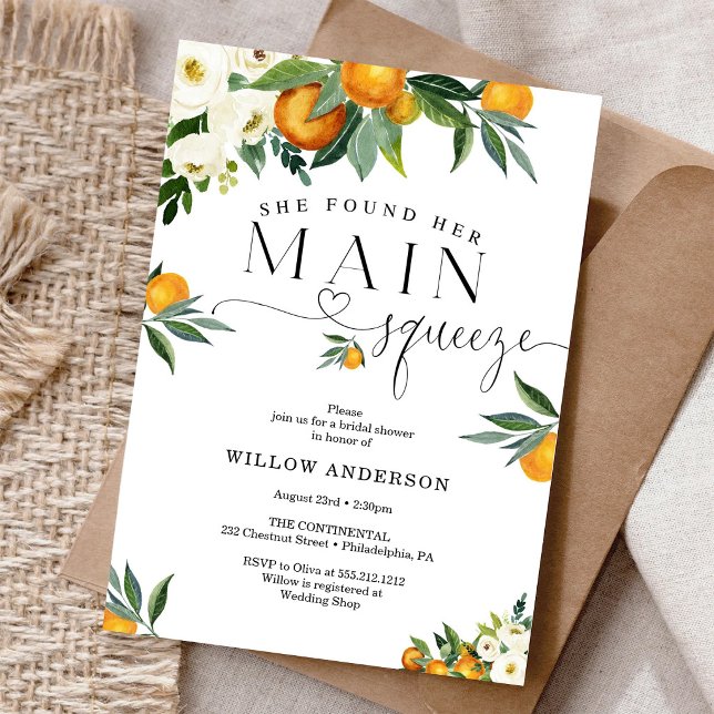 Invitation Elle a trouvé sa grande love à la fête de mariage (Créateur téléchargé)