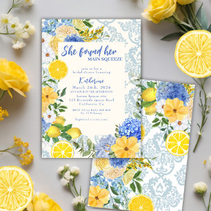Invitation Elle a trouvé sa principale douche nuptiale au cit