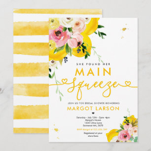 Invitation Elle A Trouvé Sa Principale Fête de l'mariée De Ci