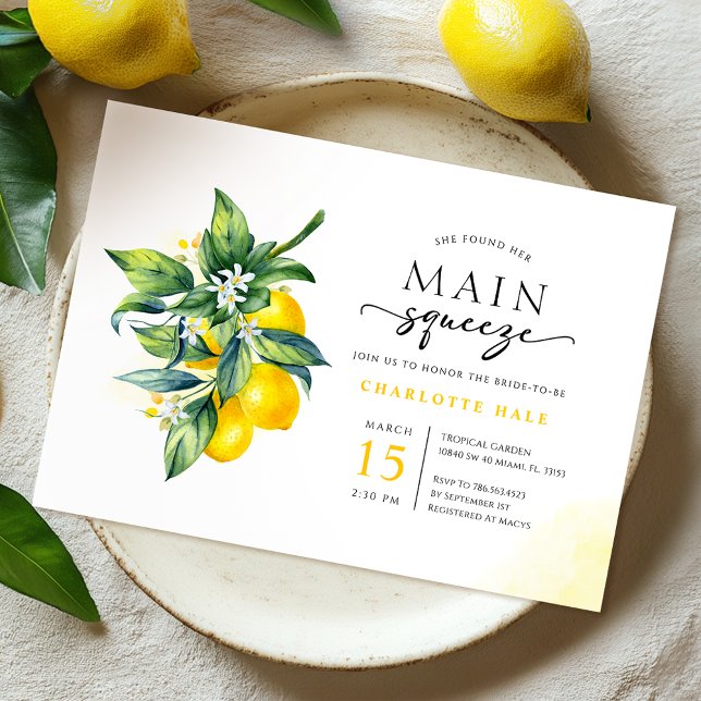 Invitation Elle A Trouvé Sa Principale Fête des mariées De Ci (Créateur téléchargé)