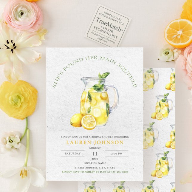 Invitation Elle A Trouvé Sa Principale Fête des mariées De Ci (Créateur téléchargé)