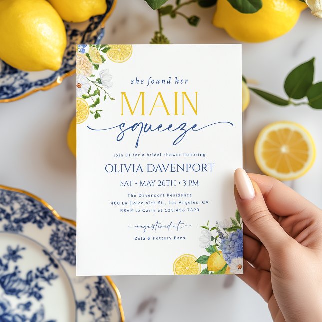 Invitation Elle A Trouvé Sa Principale Fête des mariées De Ci (Créateur téléchargé)