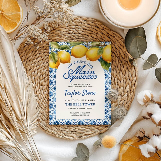 Invitation Elle A Trouvé Sa Principale Fête des mariées De Ci (Créateur téléchargé)