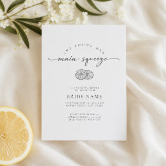 Invitation Elle a Trouvé Son Amour de Mariage de Shower de Ci