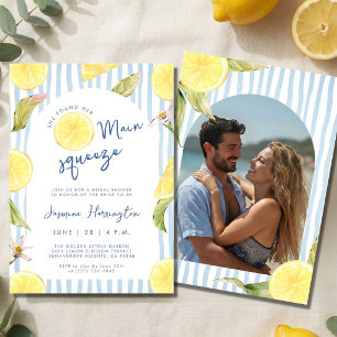 Invitation Elle a trouvé son grand amour Lemon Bridal Shower