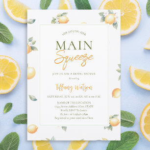 Invitation Elle a Trouvé Son Premier Amour Lime Mariage